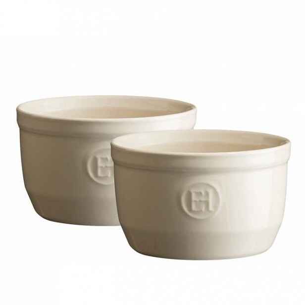 Emile Henry ramequin set 2 ks - 10 cm, slonová kost