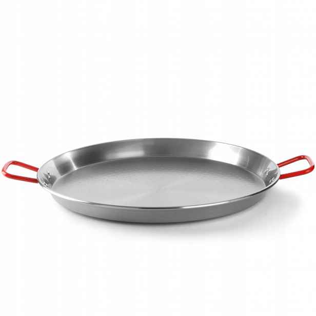 Paellová pánev kulatá ocelová s úchyty, průměr 550 x 100 mm