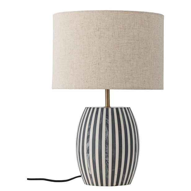Bílá/šedá LED stolní lampa (výška 47 cm) Tali – Bloomingville