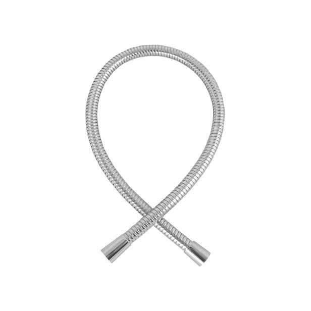 Hadice sprchová Mereo CB111K 55 cm měkčené PVC, šedá/chrom propojovací