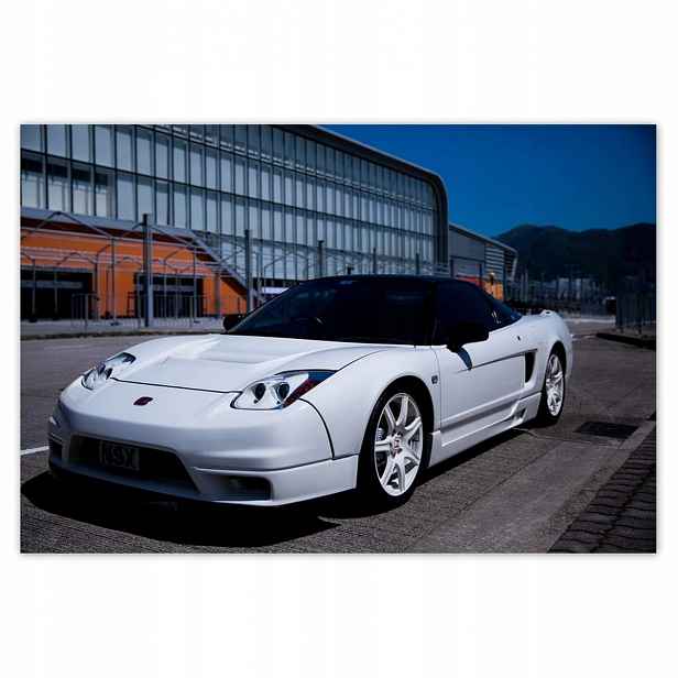 Plakáty 185x125 Honda Nsx Bílé auto