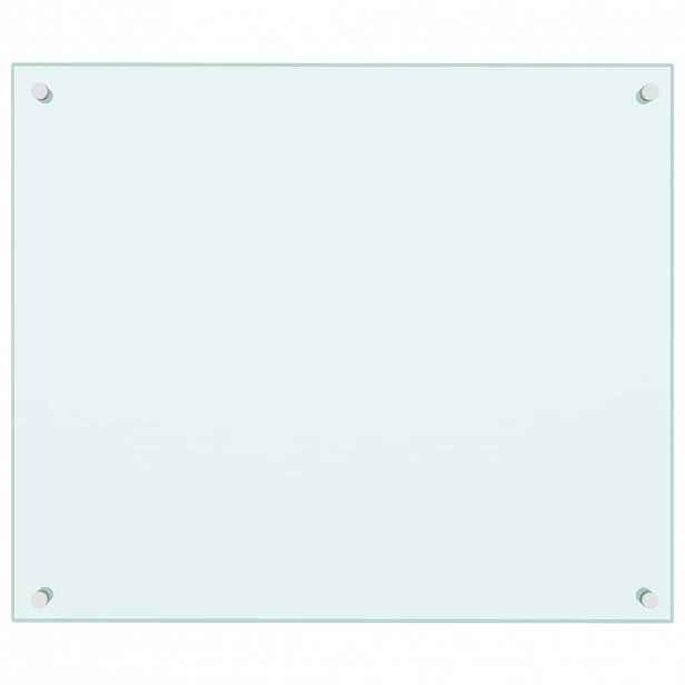vidaXL Kuchyňský panel mléčný 70 x 60 cm tvrzené sklo