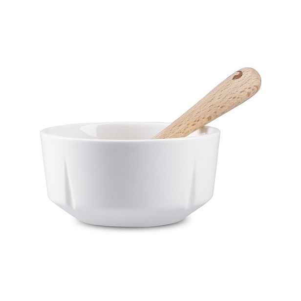 Bílá porcelánová/dřevěná miska na dip Grand Cru – Rosendahl