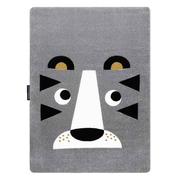 Dětský kusový koberec Petit Lion grey, 120x170, šedá, dětský pokoj, Dywany Łuszczów