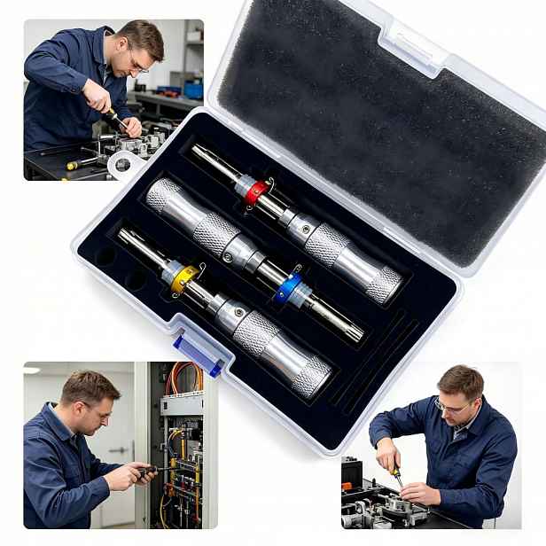 Sada nástrojů pro vytěráky trubek Profesionální 7,0 mm a 7,5 mm a 7,8