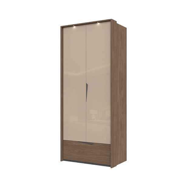 Šatní skříň P21B/LF s osvětlením - 97 × 226 × 60 cm