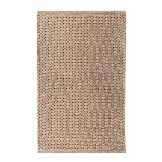 Světle hnědý pratelný koberec 50x80 cm Alivia – douceur d'intérieur
