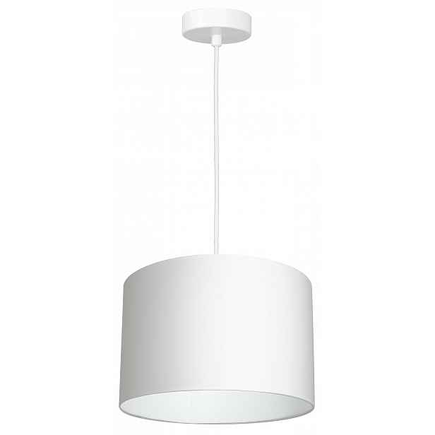 Závěsná lampa Arden Bílý Abažur 1xE27 klasický styl do domácnosti
