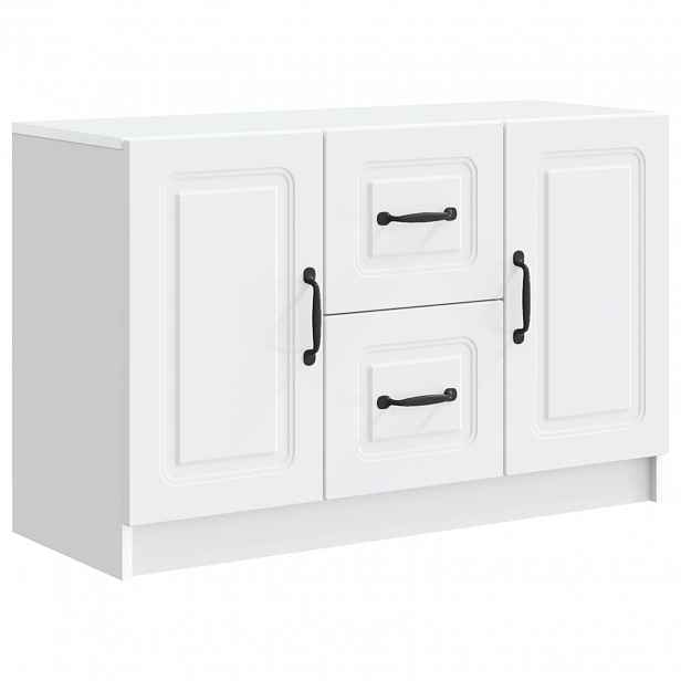 vidaXL Servírovací skříň Bílá 89 x 34,5 x 57 cm Kompozitní dřevo