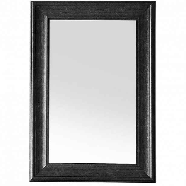 Beliani NÁSTĚNNÉ ZRCADLO černé obdélníkové 60/90 cm Lunel