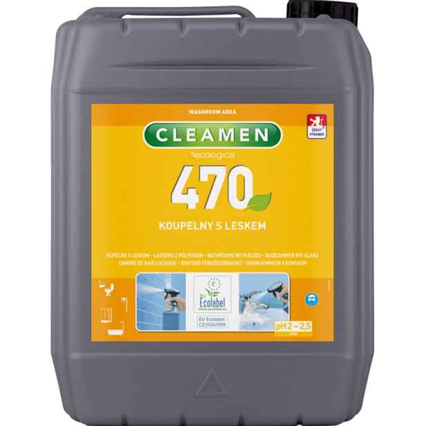 CLEAMEN 470 koupelny s leskem 5l Ecolabel
