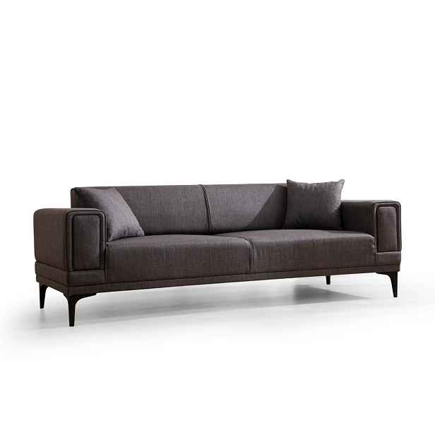 Hanah Home Třímístná rozkládací pohovka Horizon 230 cm tmavě šedá