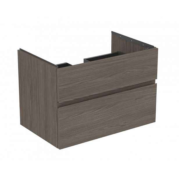 Ideal Standard Finesse - Umyvadlová skříňka, 80x51x55 cm, 2 zásuvky, Dark Elm E3396UR
