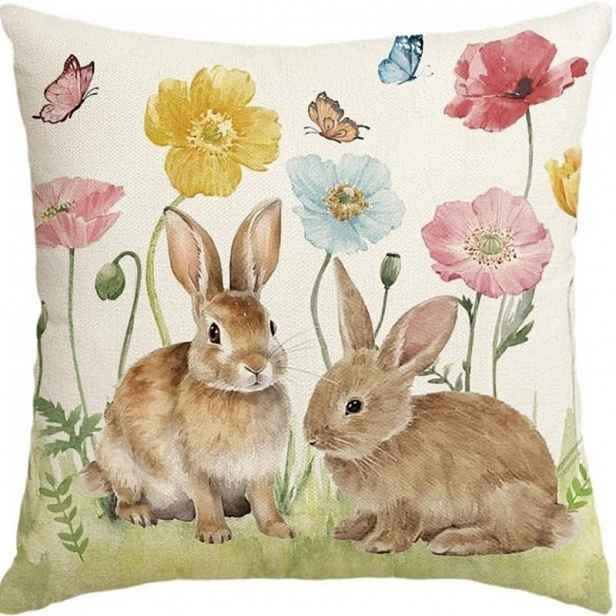 Lněný povlak na polštář HOPPINO 45x45 cm, barevný