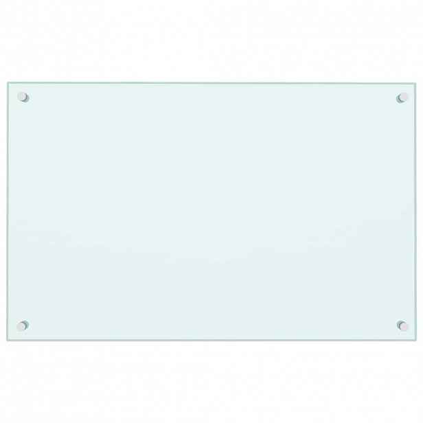 vidaXL Kuchyňský panel mléčný 80 x 50 cm tvrzené sklo