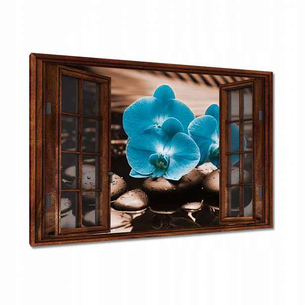 Obrazy 90x60 Tyrkysový orchidej