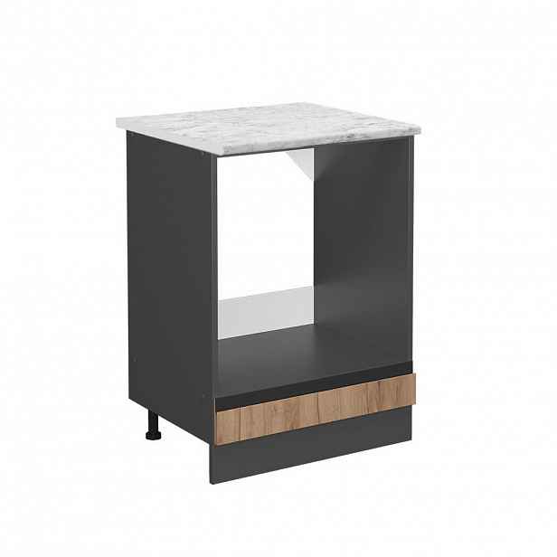 Vicco SKŘÍŇKA NA VESTAVĚNOU TROUBU R-Line Zlatý mocný dub 60 cm PD Mramor