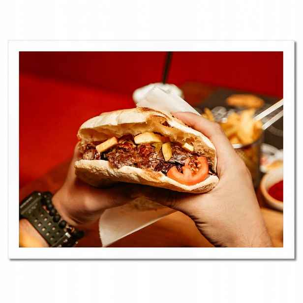 Plakáty v rámu 40x30 Kebab v rohlíku