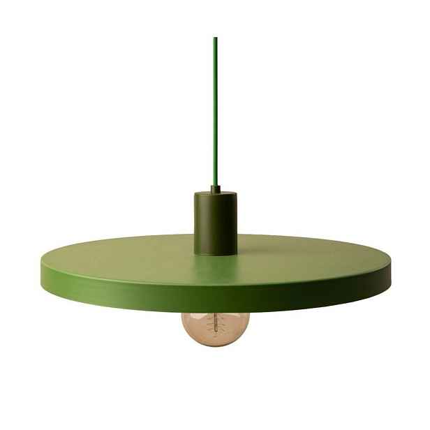 Zelené kovové závěsné svítidlo ø 40 cm Ori – Micadoni