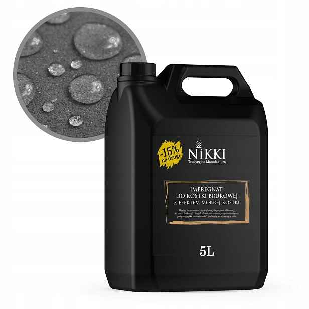 Impregnace Na Cihly Dlažebních Kostek S Mokrým Efektem, Hydrofobní, 5 L