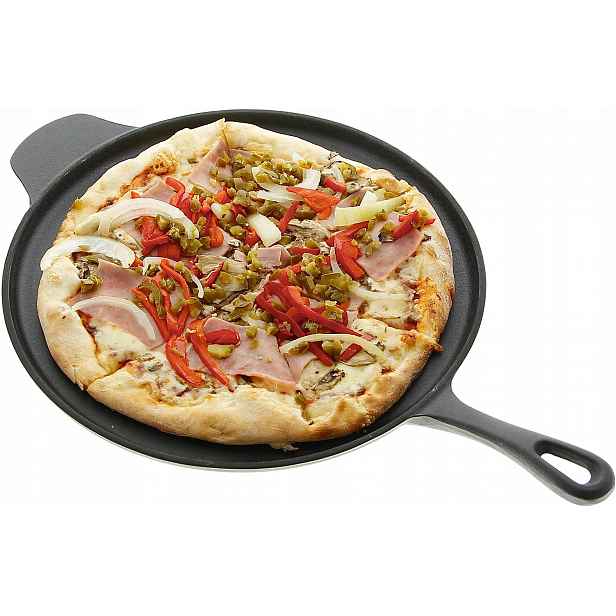 Litinová Pánev 30 CM Na Smažení Palačinek Pizzy A Vajec Omelet, Odlitek