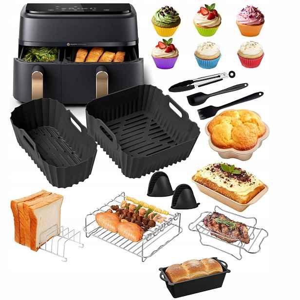 Philips Airfryer Dual Basket Akcesoria Sada Forem 3000 5000 Roštů