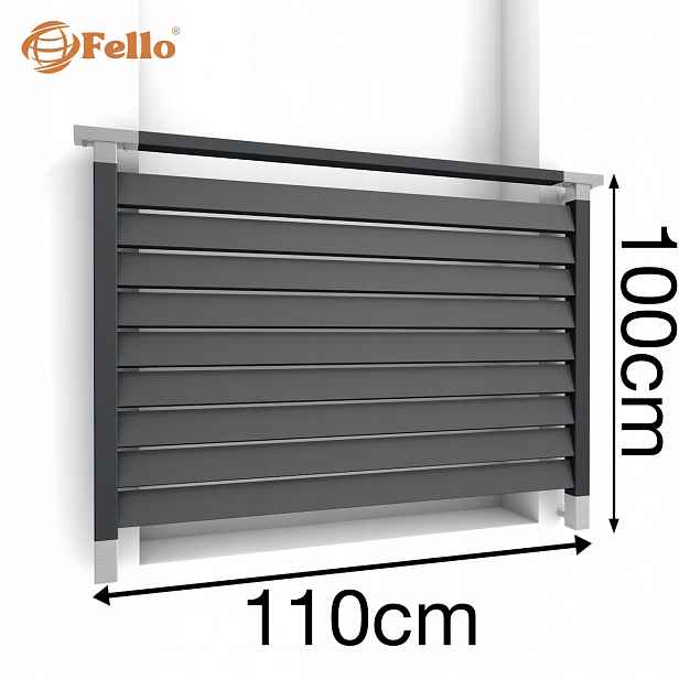 Fender Francouzský balkon 110 cm Balustrada Ral