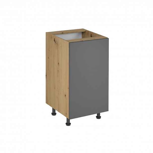 Kuchyňská skříňka LANGEN D45-P/L Dub artisan/šedá
