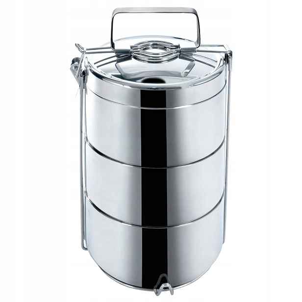 Menážka Obědová termická ocelová 3-úrovňová Orion 3 x 900 ml