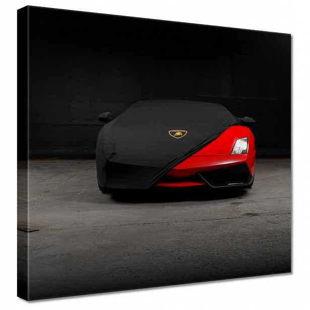 Obraz 80x80 Červené auto