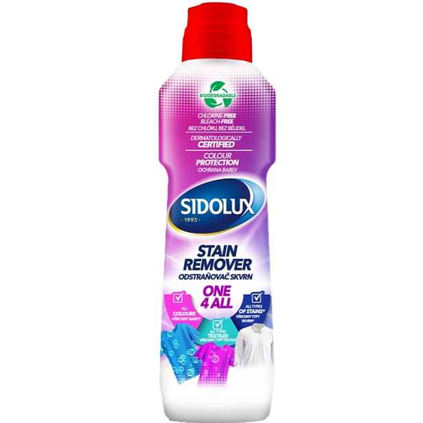 SIDOLUX Odstraňovač skvrn s kartáčem 250ml