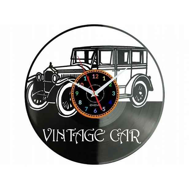 Staré auto Nápad na Dárek Nástěnná Dekorace z vinylové desky