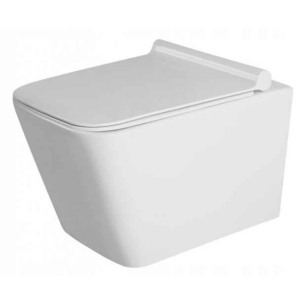 Wc Závěsná Mísa Rimless Bez Okraje Dax Sedátko