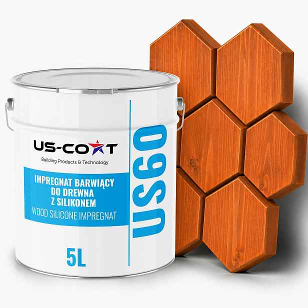 Hydrofobní Impregnace Teak 5L Na Dřevo Barva Pro Venkovní Použití, Trvalá Barva Uv