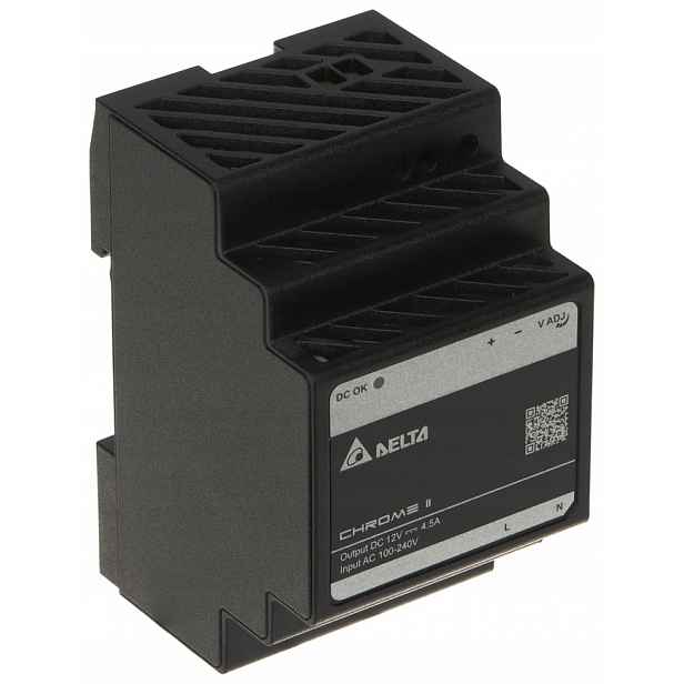 Napájecí zdroj na napětí na Din lištu 12V 54W DRC-12V060W1RZ Delta