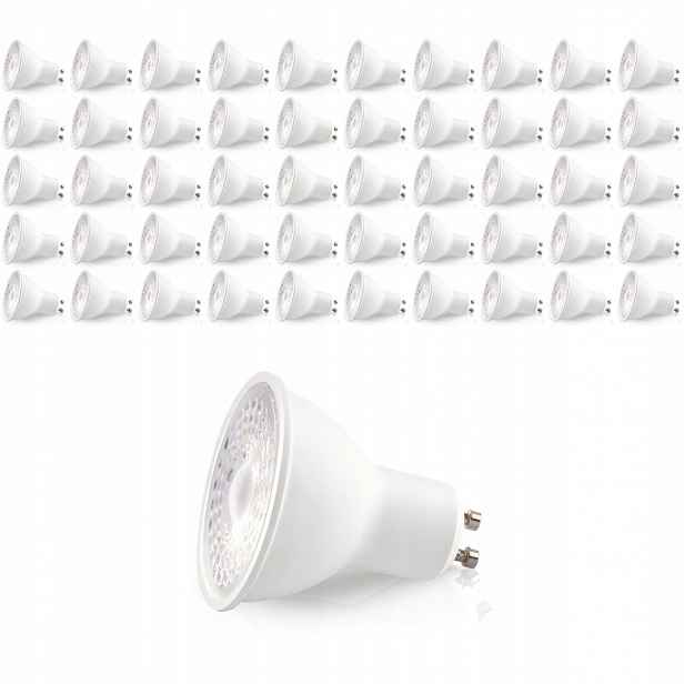 Set Led žárovka GU10 5W Studená bílá 6500K Lls dioda Samsung 50 ks