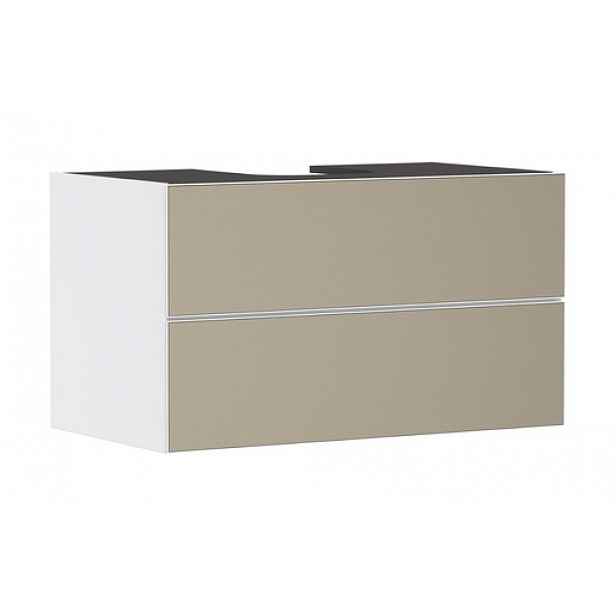 Skříňka pod umyvadlo pod desku Hansgrohe Xevolos E 98x55,5x55 cm bílá matná 54190390