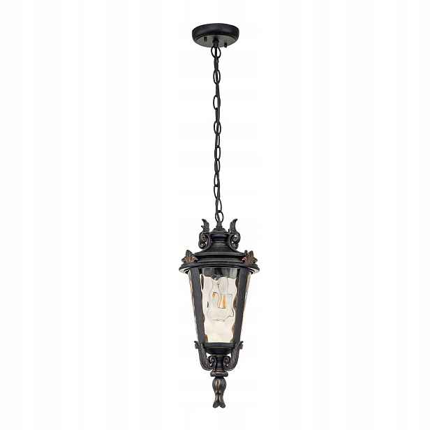 Elstead Baltimore Venkovní závěsná lampa E27 60W Stará hnědá