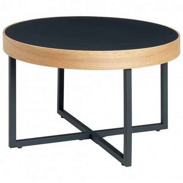 Konferenční Stůl Tender 2 černý, dub