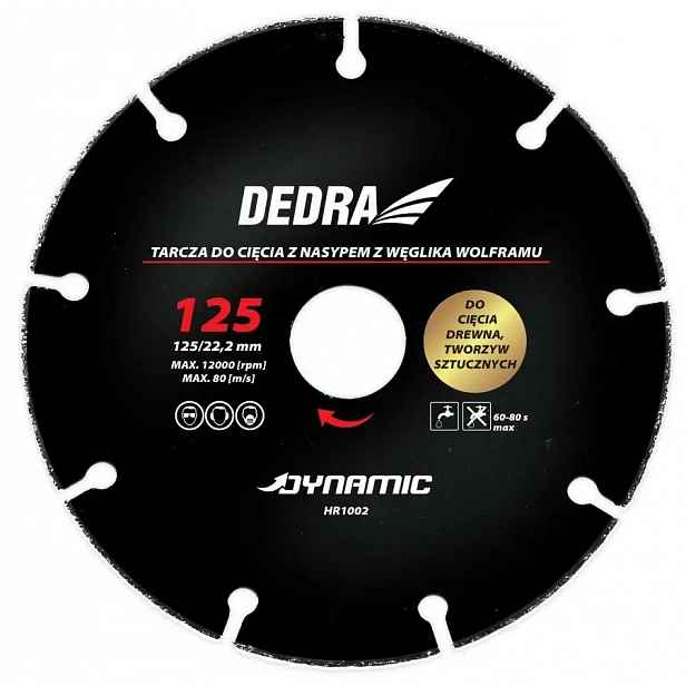 Dedra Kotouč na dřevo a plast 230 mm HR1006