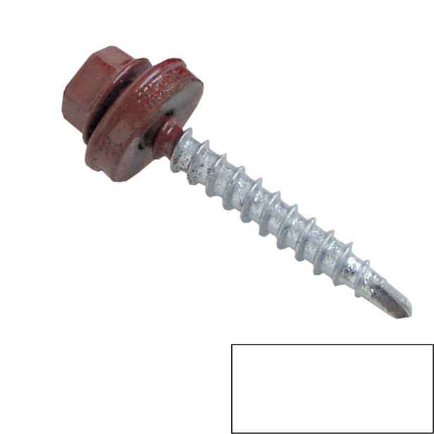 Šroub samořezný spojovací MAXIDEK FRS 4,8×35 RAL 9006 bílá