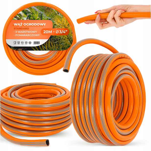 Hadice 3-vrstvová srolovatelná 3/4" 20 m Ry