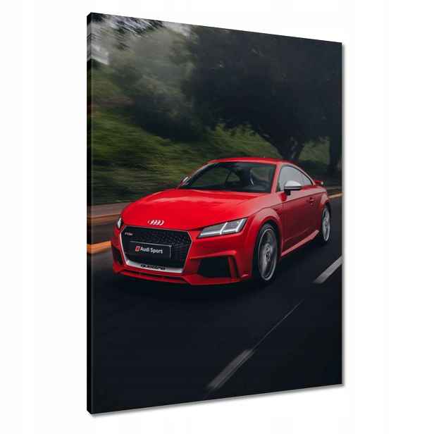 Obrazy 60x80 Červené Audi Auto