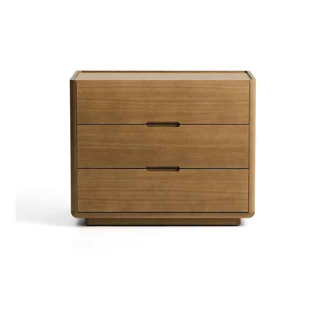 Komoda v dekoru dubu v přírodní barvě 100x80x50 cm Arelida – Kave Home