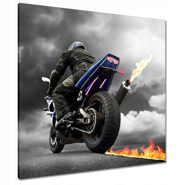 Obrazy 80x80 Modrý závodník Motor