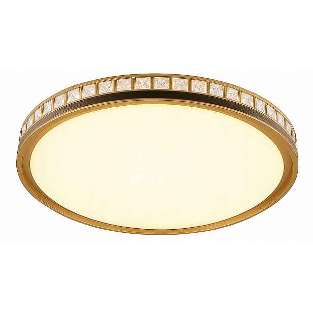 Panel stropní svítidlo Led Nástěnný 42 W 50 cm Černo Zlatý