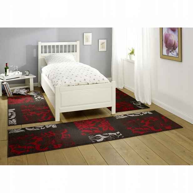 Sada koberců s měkkým vlasem do ložnice, obývacího pokoje 70x240 cm a 2x 70x140 cm