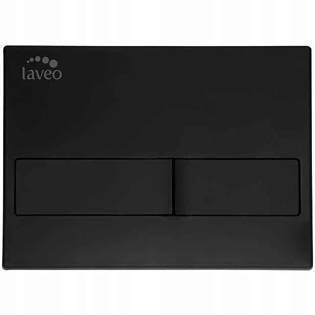 Beni Rámové tlačítko Černé 22,6 x 16,5 cm Abs, Laveo Akan