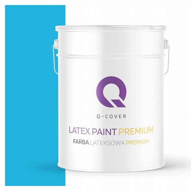 Barva Barva Odolná Proti Skvrnám, Barva Modrá H0340 Pro Stěny, Matná, 10 L