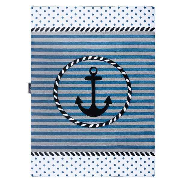 Dětský kusový koberec Petit Marine anchor sea blue, 160x220, modrá, dětský pokoj, Dywany Łuszczów